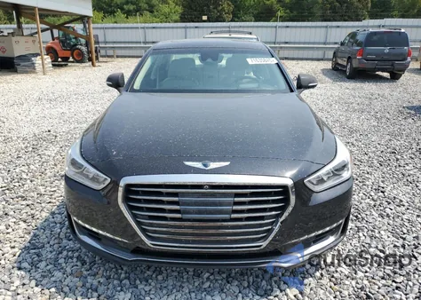 2018 Genesis G90 Premium из США, поврежденный, VIN KMHG34JAXJU037647